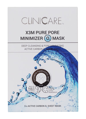 ClinicCare Pure Pore Minimizer O2 Mask Pórusösszehúzó, nyugtató, hidratáló maszk